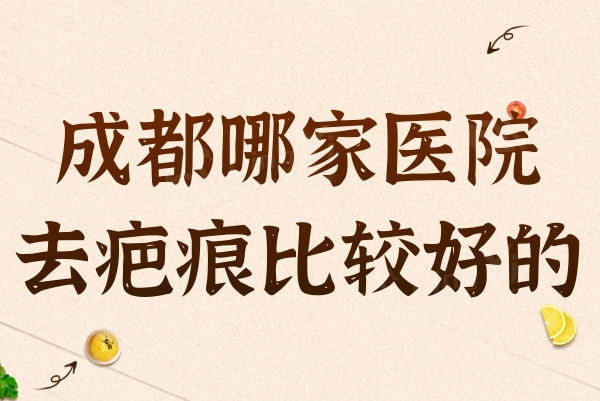 成都哪家医院去疤痕比较好的？成都友谊医院疤痕科和军建疤痕科技术杠杠的