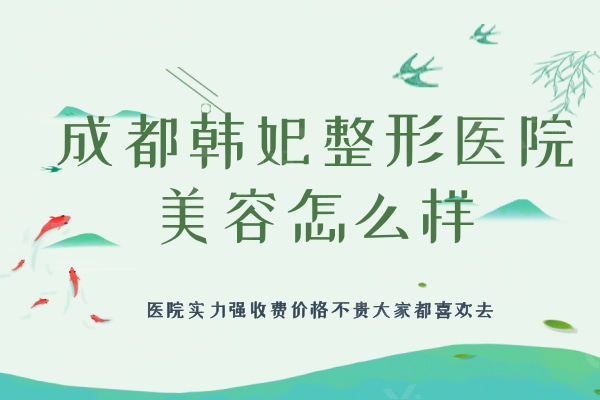 成都韩妃整形医院美容怎么样？医院实力强收费价格不贵大家都喜欢去