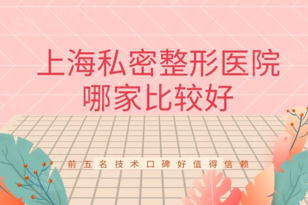 上海私密整形医院哪家比较好？前五名技术口碑好值得信赖
