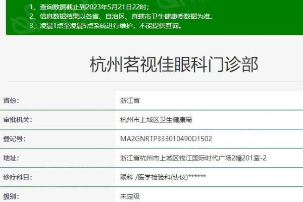 杭州茗视佳眼科门诊值得去吗?眼科检查细致/手术方案贴心/收费透明可参考  