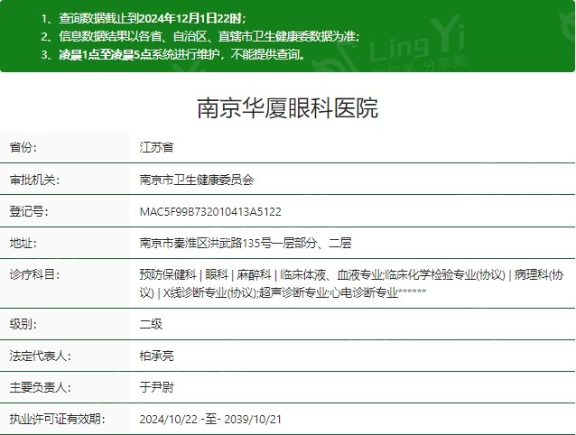 南京华厦眼科医院口碑好不好？口碑赞，正规资质实力强