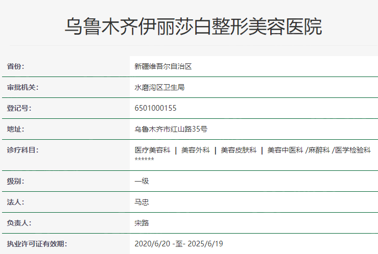乌鲁木齐伊丽莎白整形医院2025价格盘点：鼻部多项9000+隆胸46000+面部埋线提升14000+ 