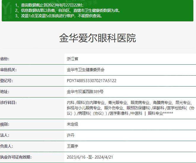 请问金华爱尔眼科医院收费如何？2025 白内障手术及近视矫正价格参考