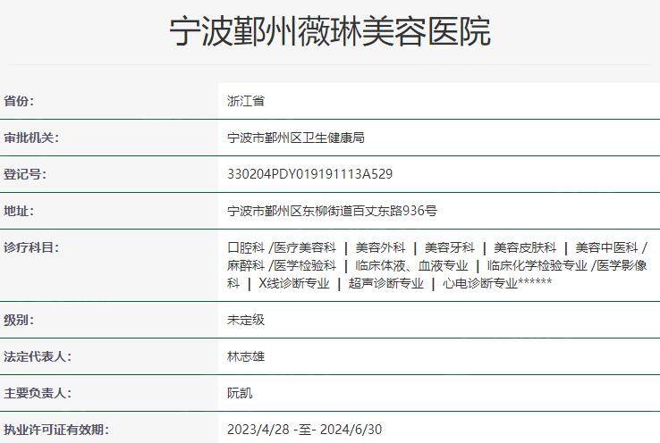 宁波鄞州薇琳美容医院收费标准曝光：隆胸、玻尿酸、热玛吉、磨骨超惊喜价格！
